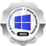 HostAdvice Top Windows Hosting Provider logo