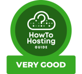 HowToHosting Guide Rated Very Good logo